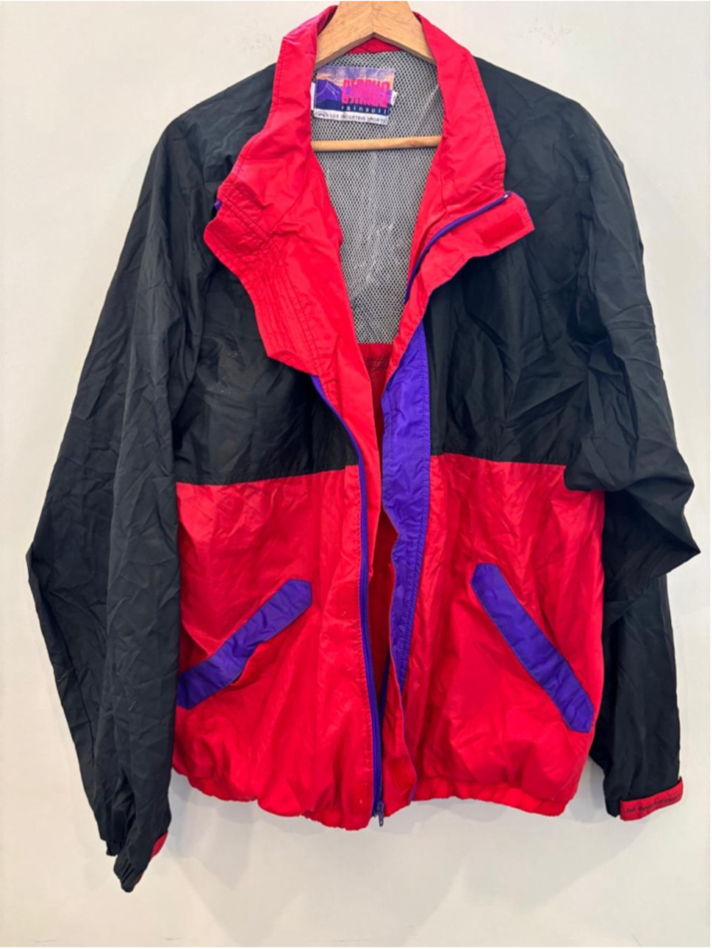 Men's Sun Mountain Sports Rain Suit XL Black Red Purple Windbreaker Set #E120